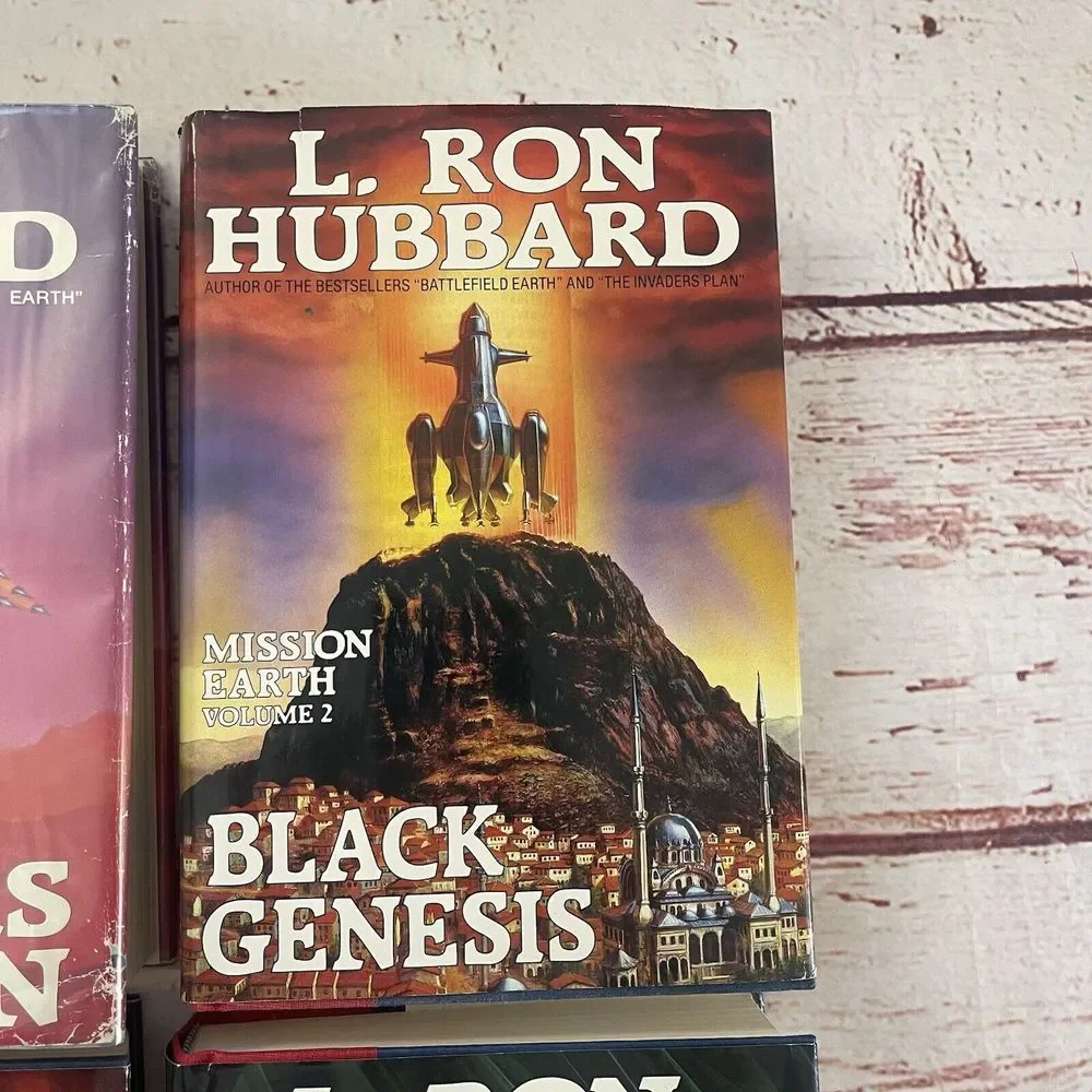 L. Ron Hubbard Mission Earth #1 #2 #6 #7 Hardcover First‎ Edition